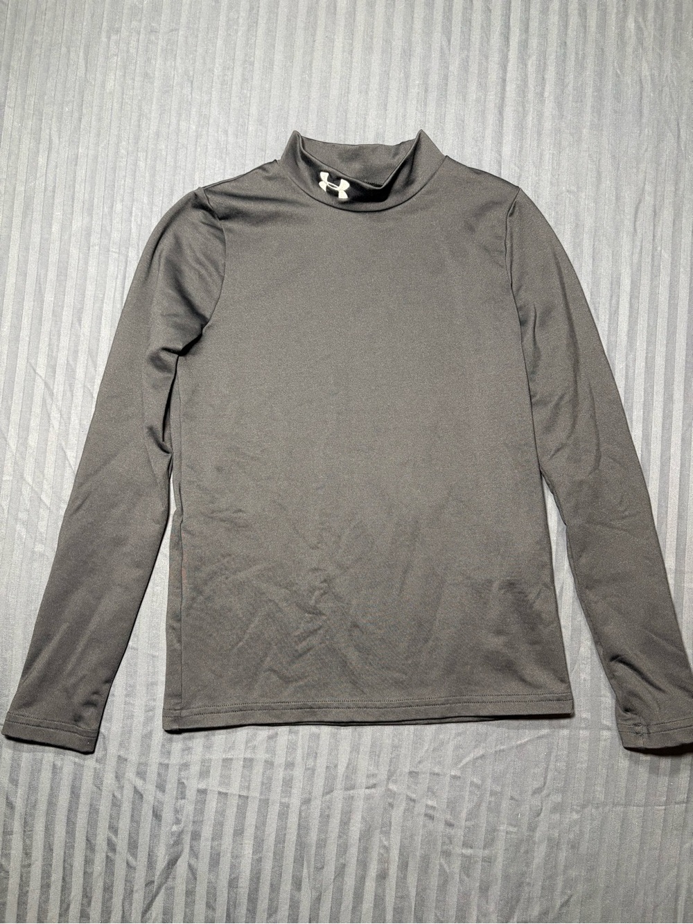 Under Armour Black Long Sleeve Mock Neck Performance Shirt
